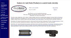 Desktop Screenshot of electrostatics.com