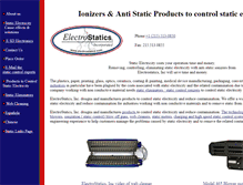 Tablet Screenshot of electrostatics.com