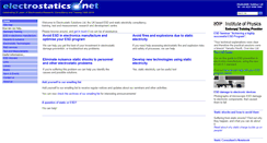 Desktop Screenshot of electrostatics.net