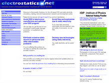 Tablet Screenshot of electrostatics.net